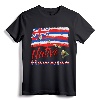 Hawaiian Islands Flag Native Hawaiian T-Shirt - Hawaii Map Design Tee for Men, Women, Children - Aloha Party Apparel