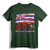 Hawaiian Islands Flag Native Hawaiian T-Shirt - Hawaii Map Design Tee for Men, Women, Children - Aloha Party Apparel