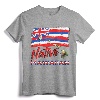Hawaiian Islands Flag Native Hawaiian T-Shirt - Hawaii Map Design Tee for Men, Women, Children - Aloha Party Apparel
