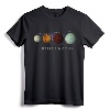 Jupiter Planet Moons Europa Io Callisto Ganymede Space T-Shirt - Retro Nebula Graphic Print for Space Enthusiasts