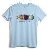 Jupiter Planet Moons Europa Io Callisto Ganymede Space T-Shirt - Retro Nebula Graphic Print for Space Enthusiasts