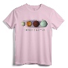 Jupiter Planet Moons Europa Io Callisto Ganymede Space T-Shirt - Retro Nebula Graphic Print for Space Enthusiasts