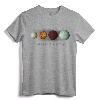 Jupiter Planet Moons Europa Io Callisto Ganymede Space T-Shirt - Retro Nebula Graphic Print for Space Enthusiasts