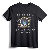 Vintage Retired US Air Force Veteran T-Shirt - Patriotic Military Aviation Enthusiast Gift Tee