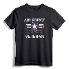 Air Force Veteran T-Shirt with Vintage Roundel and F15 Jet - Patriotic Gift for US Military Veterans