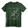 P-38 Lightning | Vintage P38 Fighter Aircraft | WW2 Aviation T-Shirt - Historical Blueprint Design for Military Aviation Fans and WW2 Buffs