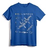 P-38 Lightning | Vintage P38 Fighter Aircraft | WW2 Aviation T-Shirt - Historical Blueprint Design for Military Aviation Fans and WW2 Buffs