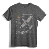 P-51D Mustang Vintage NAA Fighter Plane T-Shirt - WWII USAAF Military Aircraft Tee for Aviators and Airshow Enthusiasts
