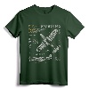 P-51D Mustang Vintage NAA Fighter Plane T-Shirt - WWII USAAF Military Aircraft Tee for Aviators and Airshow Enthusiasts