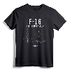 F-16 Shirt Military Air Force F16 Fighter Jet Tee - Vintage Design for Air Force Aviators and Military Pilots