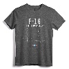 F-16 Shirt Military Air Force F16 Fighter Jet Tee - Vintage Design for Air Force Aviators and Military Pilots