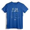 F-16 Shirt Military Air Force F16 Fighter Jet Tee - Vintage Design for Air Force Aviators and Military Pilots