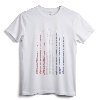 American Flag USA Fighter Jet Con Trail T-Shirt - Patriotic Aviation Apparel for Men, Women, and Kids