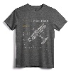 F4U Corsair | WW2 Fighter Plane Vintage T-Shirt - US WWII Warbird Design for Military Aviation Fans, Airshow Enthusiasts & History Buffs