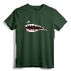 Shark Nose Art T-Shirt - WWII Military Plane Tee for Aviation Enthusiasts and History Buffs