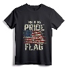 Patriotic T-Shirt - This Is My Pride Flag USA American 4th of July Tee for Proud Citizens - Perfect Gift for Family on Independence Day and Flag Day