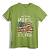 Patriotic T-Shirt - This Is My Pride Flag USA American 4th of July Tee for Proud Citizens - Perfect Gift for Family on Independence Day and Flag Day