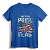 Patriotic T-Shirt - This Is My Pride Flag USA American 4th of July Tee for Proud Citizens - Perfect Gift for Family on Independence Day and Flag Day