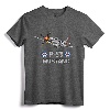 American World War 2 P-51 Mustang Fighter Airplane T-Shirt - Patriotic WW2 Aviation Apparel for History Buffs and Enthusiasts