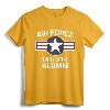 Air Force DD-214 Alumni DD214 T-Shirt - Vintage Roundel Tee for Air Force Veterans and Military Alumni