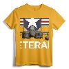 Air Force Veteran Sweatshirt with Vintage Roundel and F15 Jet - Patriotic Military Apparel for US Veterans