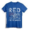 RED Friday Military Shirts Air Force USAF US Flag Veteran T-Shirt - Patriotic Support Our Troops Tee for Military Family & Veterans
