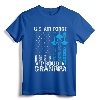 Proud Grandpa US Air Force T-Shirt - Vintage Distressed USAF Shirt for Men and Women - Perfect Gift for US Air Force Family