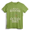 Proud Air Force Dad T-shirt I Raised Mine - Vintage Military Gift for Men - Patriotic Air Force Father's Day Shirt