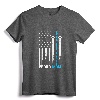 Rocket America Flag Mother's Day T-Shirt - Proud US Air Force Mom Apparel for Women, Perfect Gift Idea