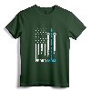 Rocket America Flag Mother's Day T-Shirt - Proud US Air Force Mom Apparel for Women, Perfect Gift Idea