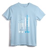 Rocket America Flag Mother's Day T-Shirt - Proud US Air Force Mom Apparel for Women, Perfect Gift Idea