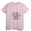 Women's Air Force Veteran with Vintage Roundel Grunge V-Neck T-Shirt - Patriotic Military Retirement Gift for Her