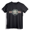 Vintage Air force Stylized Star Roundel T-Shirt - Retro Military Apparel for Air Force Enthusiasts and Veterans