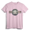 Vintage Air force Stylized Star Roundel T-Shirt - Retro Military Apparel for Air Force Enthusiasts and Veterans