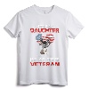 Proud Daughter Of A U.S. Air Force Veteran T-shirt - Patriotic Military Pride Apparel for Him, Her, Husband, Wife, Dad, Mom