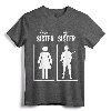 My Sister Is In Army T-Shirt - Patriotic Military Proud Brother Gifts for Female Soldier Appreciation