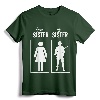 My Sister Is In Army T-Shirt - Patriotic Military Proud Brother Gifts for Female Soldier Appreciation