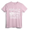 Purple Up For Military Kids USA Flag T-Shirt - Support Military Child Month Apparel for Kids and Adults