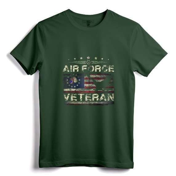 Vintage Veteran US Air Force T-shirt - American Betsy Ross Flag Zip Hoodie for Proud Air Force Veterans and Military Aviation Enthusiasts