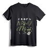 Womens Proud Army Mom Art | Cute Military Mama Design USA Gift V-Neck T-Shirt - Camouflage Army Mom Tee for Military Family Support