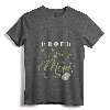 Womens Proud Army Mom Art | Cute Military Mama Design USA Gift V-Neck T-Shirt - Camouflage Army Mom Tee for Military Family Support