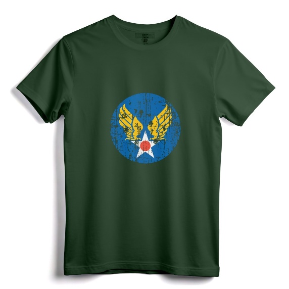 Vintage US Army Air Force T-Shirt - Historic Logo Tee for WWII Veterans and Military Enthusiasts