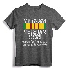 Vintage Proud Vietnam Veteran Son T-Shirt - Patriotic Tribute to Military Family Heroes with Graphic on Back