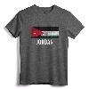 Jordan Vacation Store T-Shirt - Distressed Jordan Souvenir Tee with Flag Design for Travel and Heritage Lovers