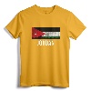 Jordan Vacation Store T-Shirt - Distressed Jordan Souvenir Tee with Flag Design for Travel and Heritage Lovers