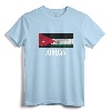 Jordan Vacation Store T-Shirt - Distressed Jordan Souvenir Tee with Flag Design for Travel and Heritage Lovers