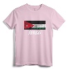 Jordan Vacation Store T-Shirt - Distressed Jordan Souvenir Tee with Flag Design for Travel and Heritage Lovers