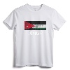 Jordan Vacation Store T-Shirt - Distressed Jordan Souvenir Tee with Flag Design for Travel and Heritage Lovers