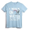 I Walk on Water Vintage Ice Hockey Tee Men Women Youth T-Shirt - Winter Sports Hockey Fan Apparel for Coaches and Players