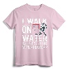 I Walk on Water Vintage Ice Hockey Tee Men Women Youth T-Shirt - Winter Sports Hockey Fan Apparel for Coaches and Players